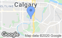 Map of Sundance, AB
