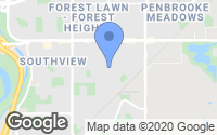 Map of Sundance, AB